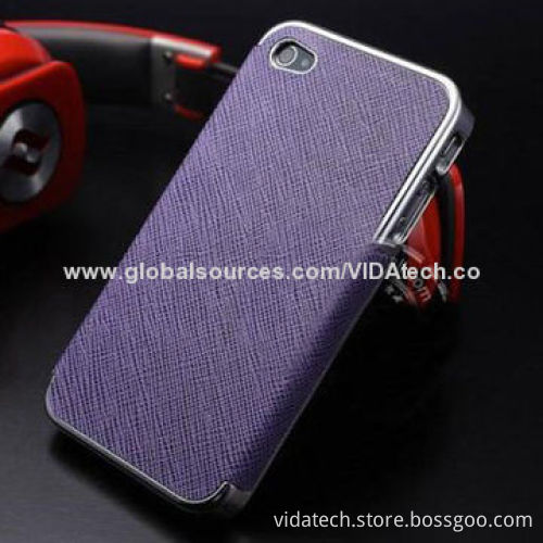 PU-coated Hard PC Case for iPhone 5/iPhone 5S